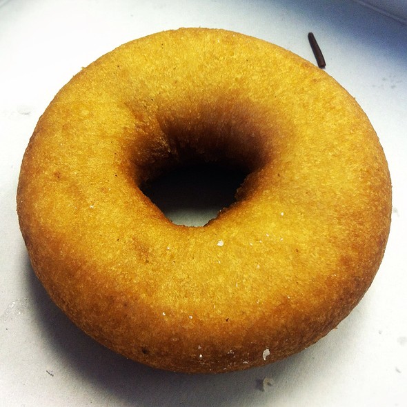 The infamous Tim Horton's plain old fashioned donut.